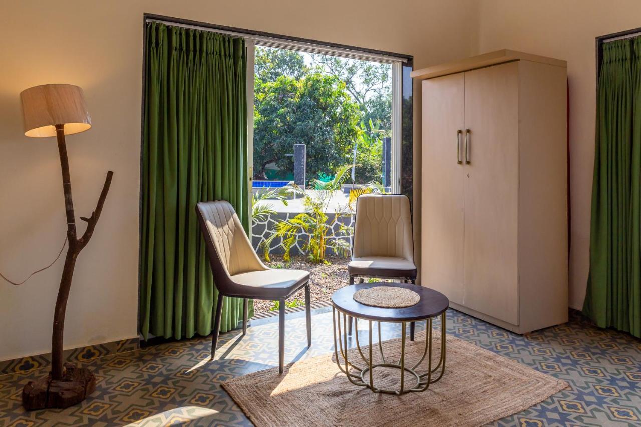 Saffronstays Apricus Farm, Karjat Exteriör bild